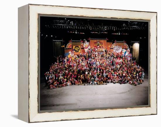 20th Reunion of Ringling Brothers and Barnum and Bailey Clown College-Henry Groskinsky-Framed Premier Image Canvas