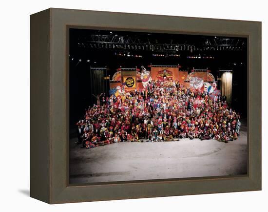 20th Reunion of Ringling Brothers and Barnum and Bailey Clown College-Henry Groskinsky-Framed Premier Image Canvas