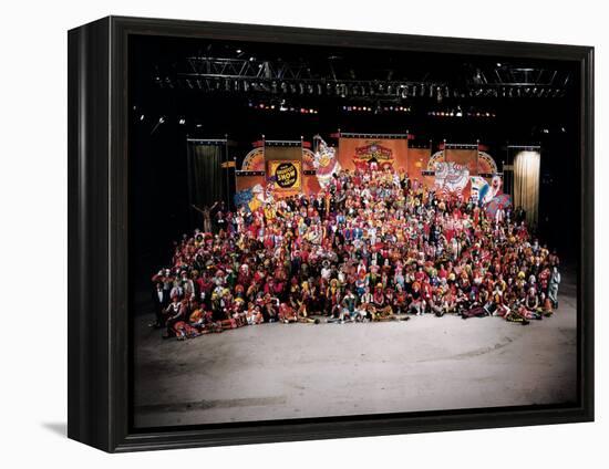 20th Reunion of Ringling Brothers and Barnum and Bailey Clown College-Henry Groskinsky-Framed Premier Image Canvas