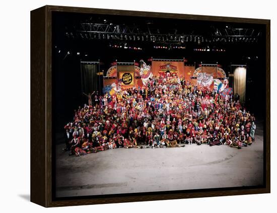 20th Reunion of Ringling Brothers and Barnum and Bailey Clown College-Henry Groskinsky-Framed Premier Image Canvas