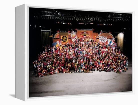 20th Reunion of Ringling Brothers and Barnum and Bailey Clown College-Henry Groskinsky-Framed Premier Image Canvas