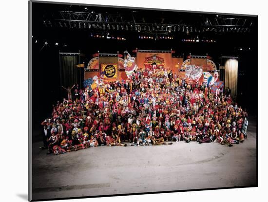 20th Reunion of Ringling Brothers and Barnum and Bailey Clown College-Henry Groskinsky-Mounted Photographic Print