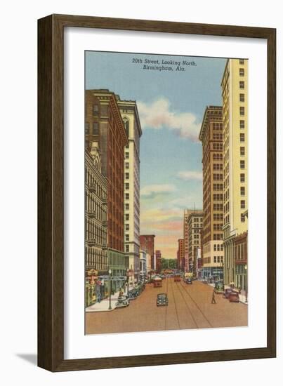 20Th Street, Birmingham, Alabama-null-Framed Art Print