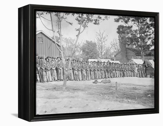 21st Michigan Infantry During the American Civil War-Stocktrek Images-Framed Premier Image Canvas