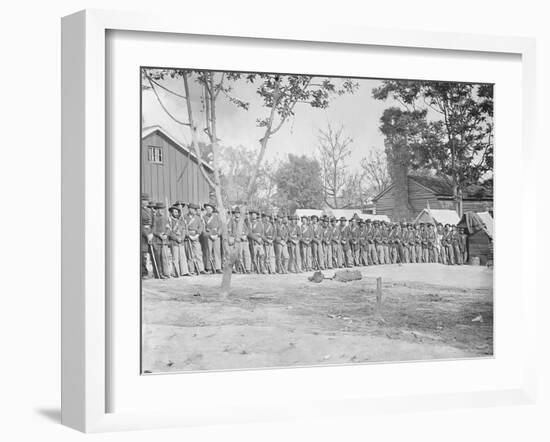 21st Michigan Infantry During the American Civil War-Stocktrek Images-Framed Photographic Print