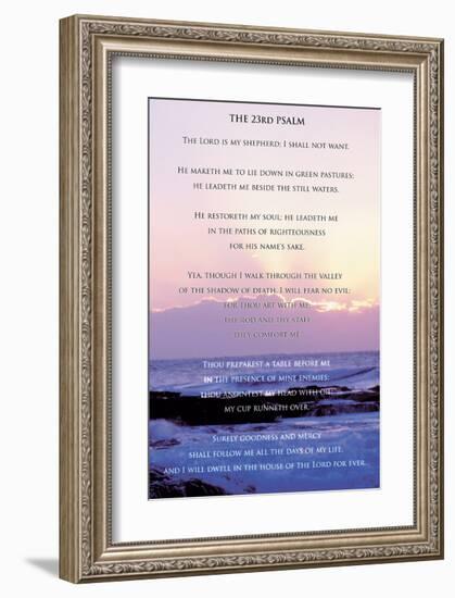 23rd Psalm-null-Framed Art Print