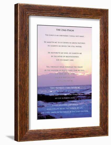 23rd Psalm-null-Framed Art Print