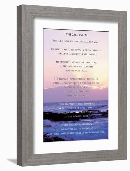 23rd Psalm-null-Framed Art Print