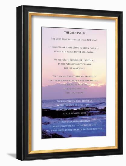 23rd Psalm-null-Framed Art Print