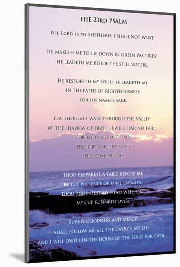 23rd Psalm-null-Mounted Art Print