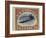 24-Cent U.S. Postage Stamp with an Inverted Jenny-null-Framed Art Print