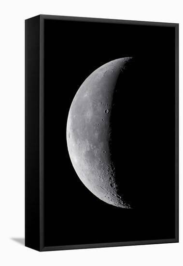24 Day Old Waning Moon-null-Framed Premier Image Canvas