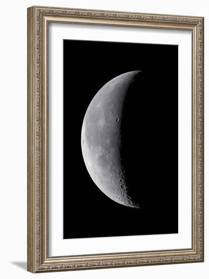 24 Day Old Waning Moon-null-Framed Photographic Print