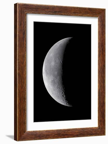 24 Day Old Waning Moon-null-Framed Photographic Print