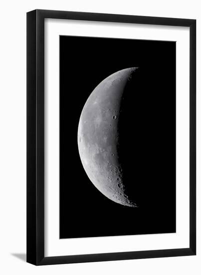 24 Day Old Waning Moon-null-Framed Photographic Print