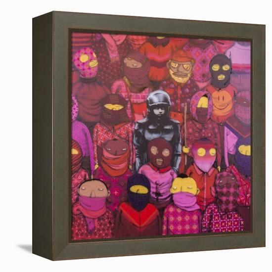 24th Street #1-Banksy-Framed Premier Image Canvas