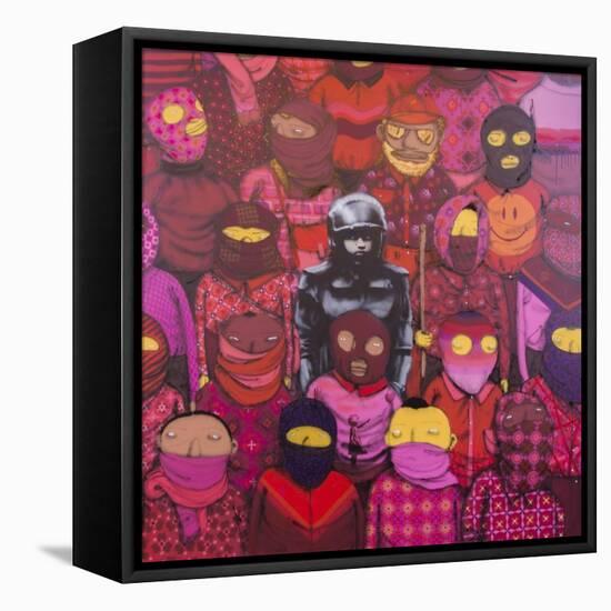 24th Street #1-Banksy-Framed Premier Image Canvas