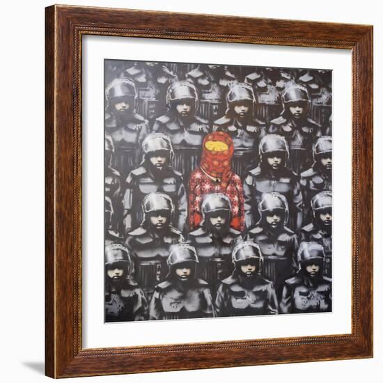 24th Street #2-Banksy-Framed Giclee Print