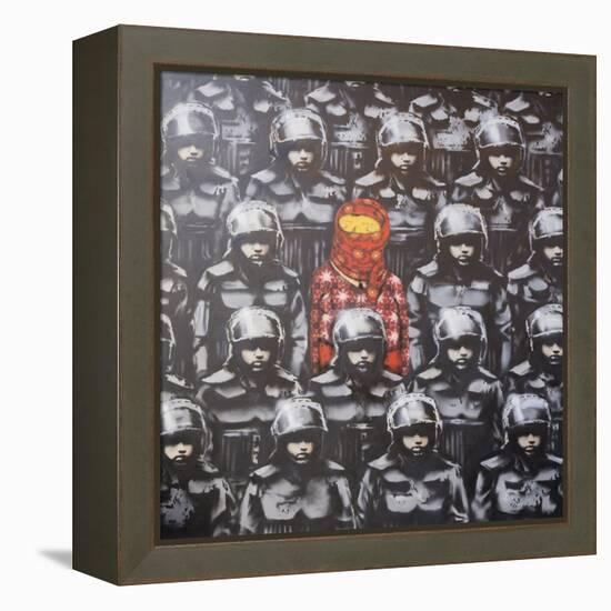 24th Street #2-Banksy-Framed Premier Image Canvas