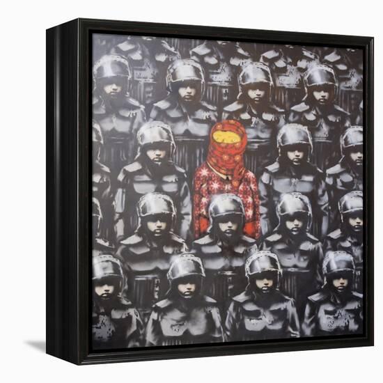 24th Street #2-Banksy-Framed Premier Image Canvas