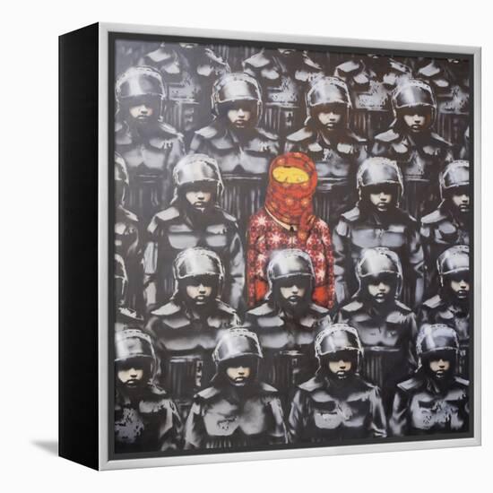 24th Street #2-Banksy-Framed Premier Image Canvas