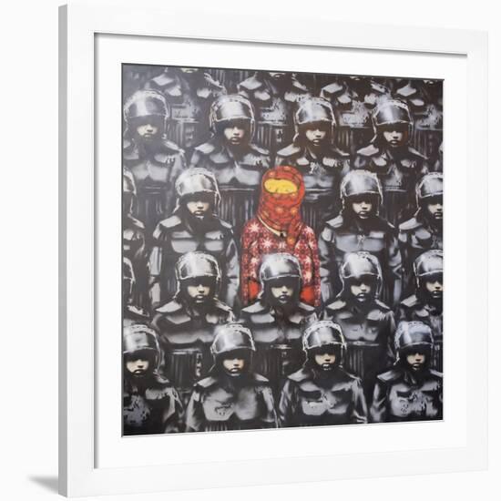 24th Street #2-Banksy-Framed Giclee Print