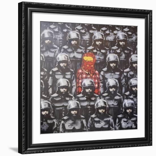 24th Street #2-Banksy-Framed Giclee Print