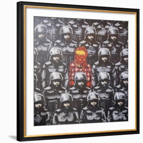 24th Street #2-Banksy-Framed Giclee Print