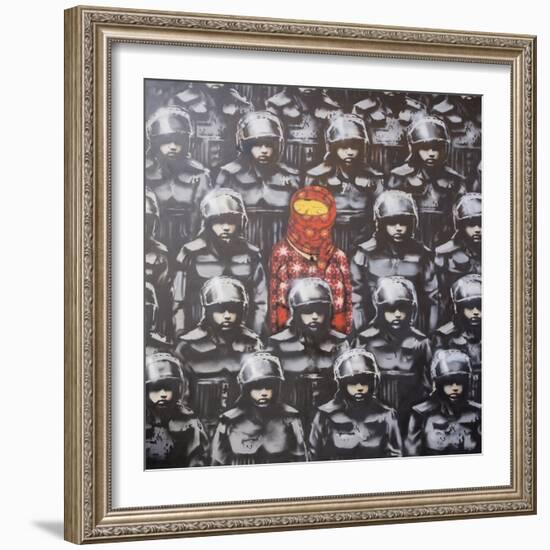 24th Street #2-Banksy-Framed Premium Giclee Print