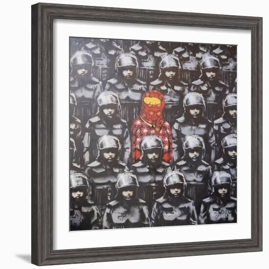 24th Street #2-Banksy-Framed Premium Giclee Print