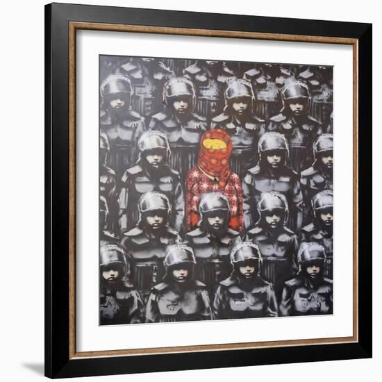 24th Street #2-Banksy-Framed Premium Giclee Print