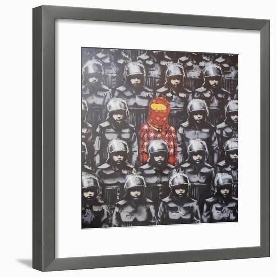 24th Street #2-Banksy-Framed Premium Giclee Print