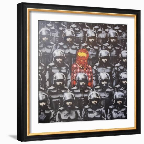 24th Street #2-Banksy-Framed Premium Giclee Print