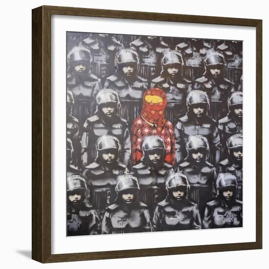 24th Street #2-Banksy-Framed Premium Giclee Print