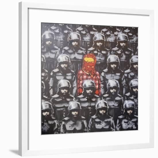 24th Street #2-Banksy-Framed Giclee Print