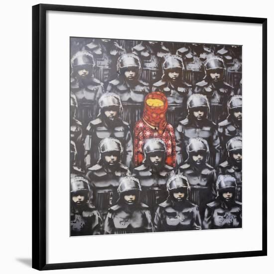 24th Street #2-Banksy-Framed Giclee Print