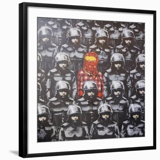 24th Street #2-Banksy-Framed Giclee Print