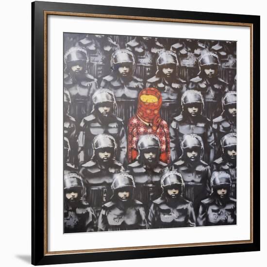 24th Street #2-Banksy-Framed Giclee Print