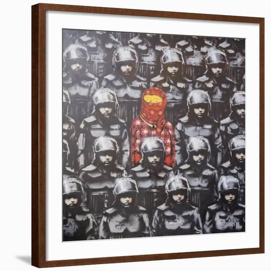 24th Street #2-Banksy-Framed Giclee Print