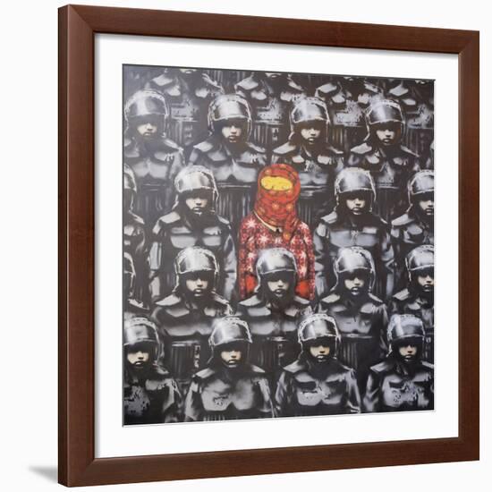 24th Street #2-Banksy-Framed Giclee Print