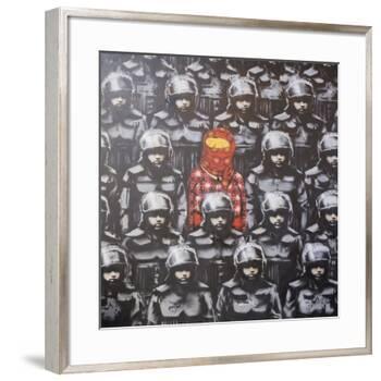 24th Street #2-Banksy-Framed Giclee Print