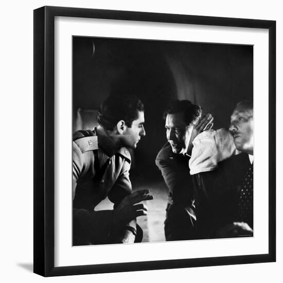 25-Year-Old Shah of Iran with American Wendell Willkie During Stopover on World Tour-Hart Preston-Framed Premium Photographic Print