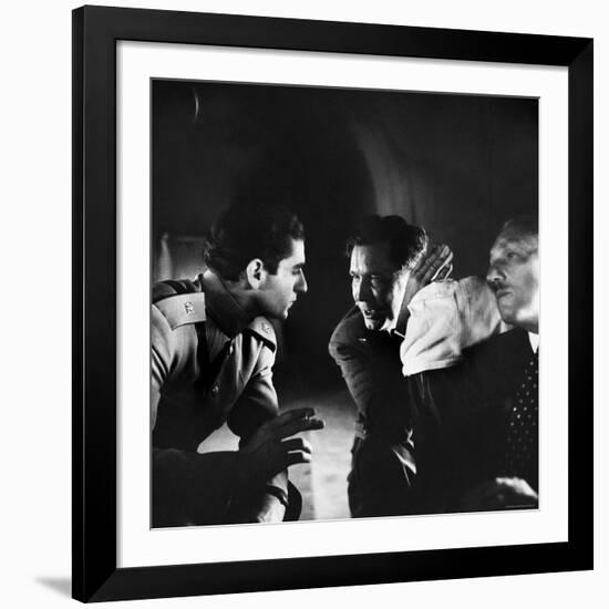 25-Year-Old Shah of Iran with American Wendell Willkie During Stopover on World Tour-Hart Preston-Framed Premium Photographic Print