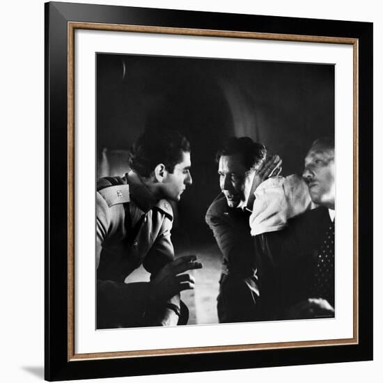 25-Year-Old Shah of Iran with American Wendell Willkie During Stopover on World Tour-Hart Preston-Framed Premium Photographic Print