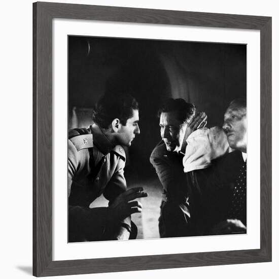 25-Year-Old Shah of Iran with American Wendell Willkie During Stopover on World Tour-Hart Preston-Framed Premium Photographic Print