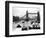 25th Jubilee Year Britannia and Flotilla Under Tower Bridge, Thames River, June 1977-null-Framed Photographic Print