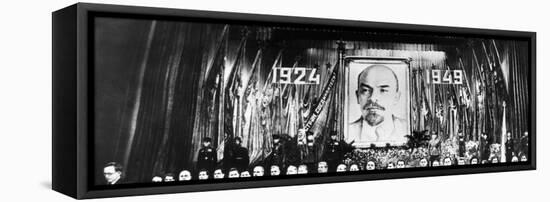 26 Soviet Leaders Gather in Moscow for the 25th Anniversary of Lenin's Death-null-Framed Stretched Canvas