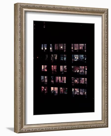 26-Story Apartment Building at 860 Lake Shore Drive, Designed by Ludwig Mies Van Der Rohe-null-Framed Photographic Print