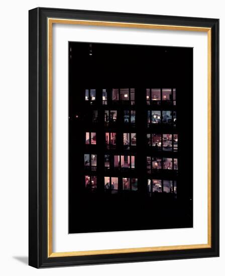 26-Story Apartment Building at 860 Lake Shore Drive, Designed by Ludwig Mies Van Der Rohe-null-Framed Photographic Print