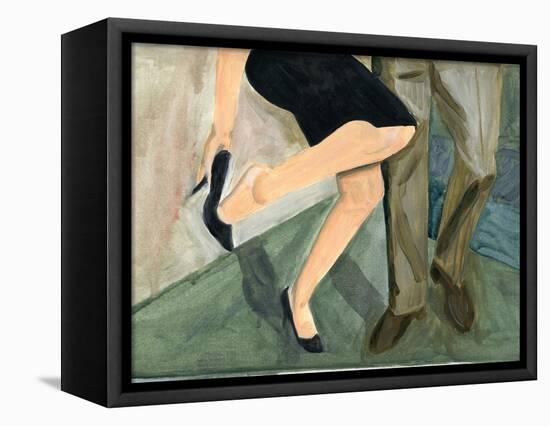 27.09.09 - They Danced So Hard She Had to Take Her Shoes Off, 2009-Cathy Lomax-Framed Premier Image Canvas